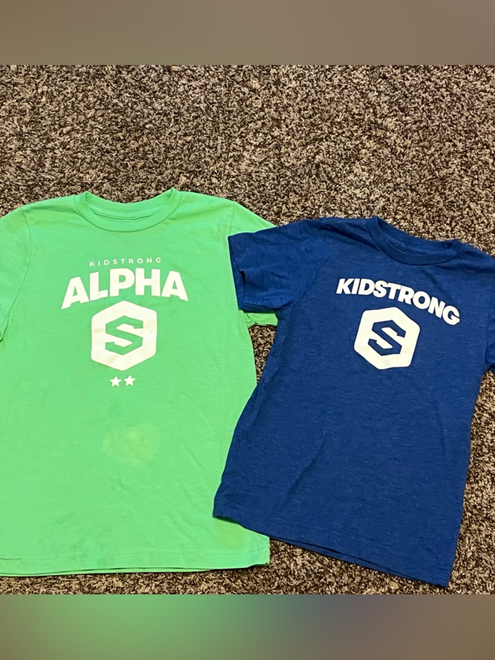 KidStrong youth tees - Student and Alpha